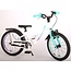 Volare Glamour meisjesfiets 16 inch wit/mint groen