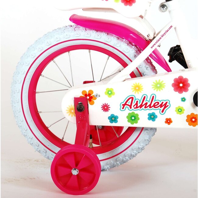 Volare fietsen Ashley meisjesfiets 14 inch wit