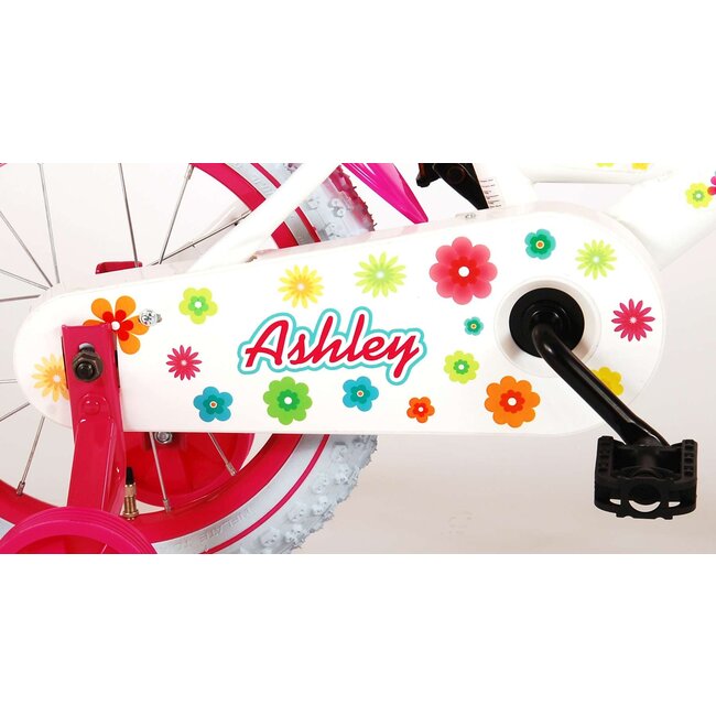 Volare fietsen Ashley meisjesfiets 14 inch wit