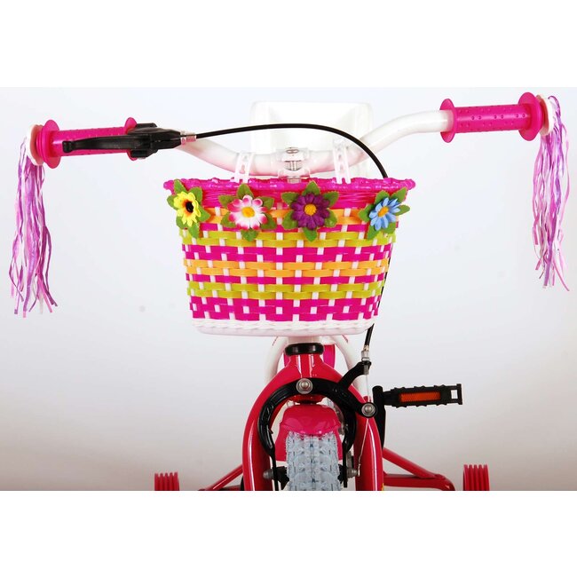 Volare fietsen Ashley meisjesfiets 14 inch wit