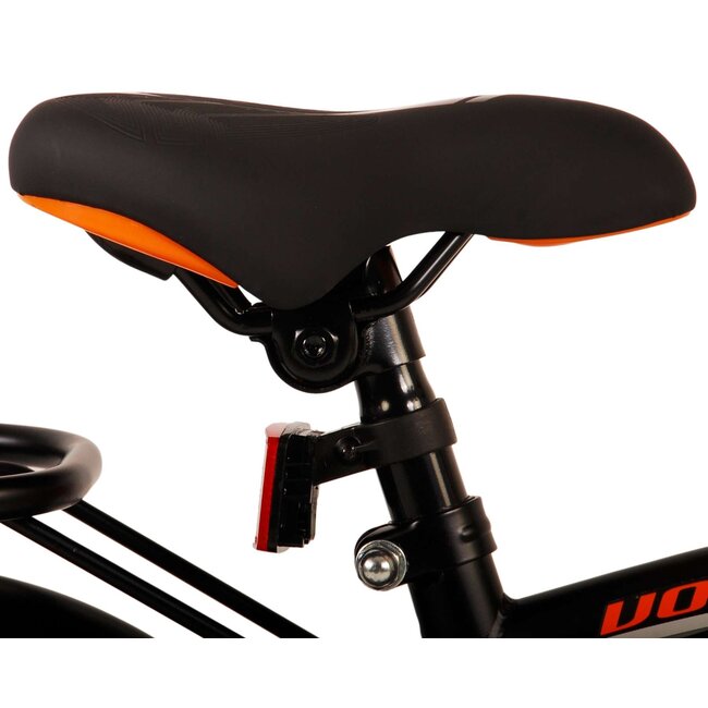 Volare fietsen Thombike jongensfiets 12 inch zwart oranje