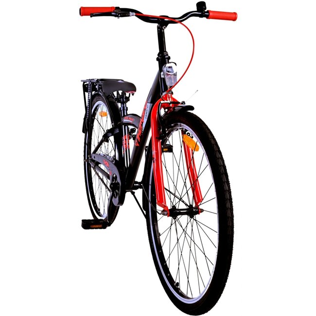 Volare fietsen Thombike jongensfiets 26 inch zwart rood