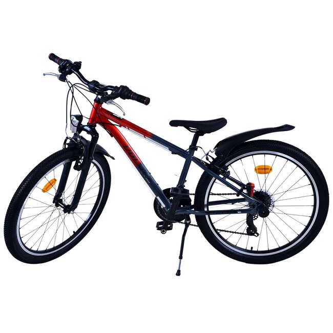 Volare fietsen XC Race 24 inch 21 speed rood/grijs