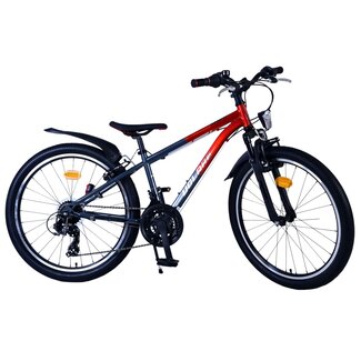 Volare fietsen XC Race Jongensfiets 24 inch 21 speed rood/grijs