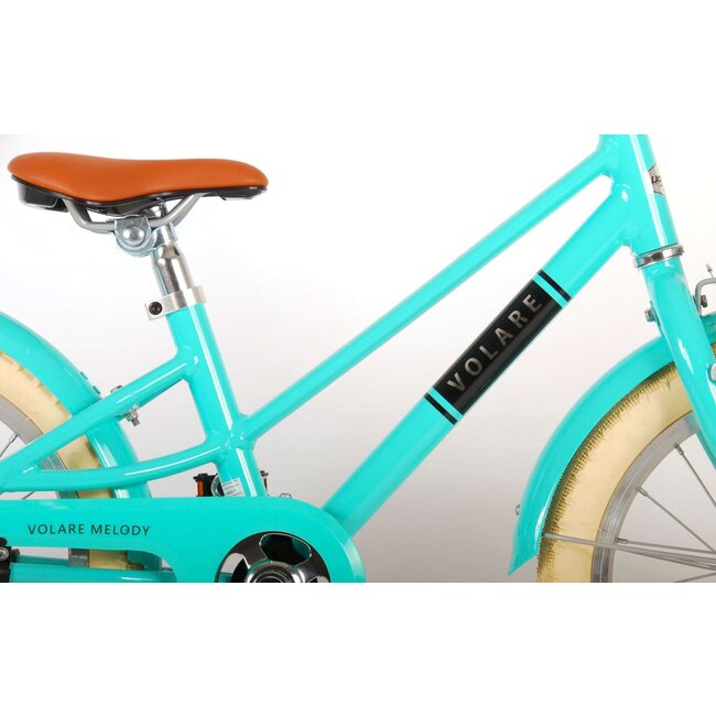 Volare fietsen Melody meisjesfiets 16 inch Turquoise