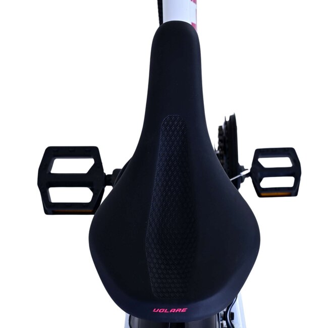 Volare fietsen XC Race 24 inch 21 speed wit roze