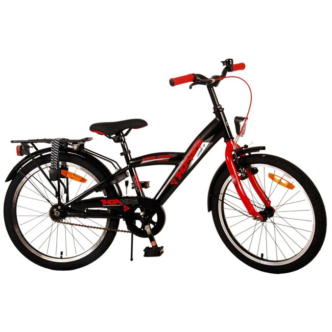 Volare fietsen Thombike jongensfiets 20 inch zwart rood