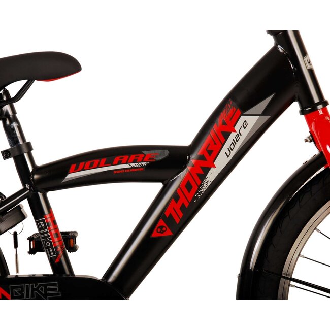 Volare fietsen Thombike jongensfiets 20 inch zwart rood