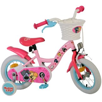 Volare Woezel en Pip meisjesfiets 12 inch roze