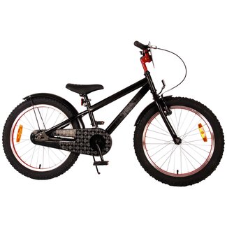 Volare fietsen Spiderman Jongensfiets 20 inch mat zwart 2 Handremmen