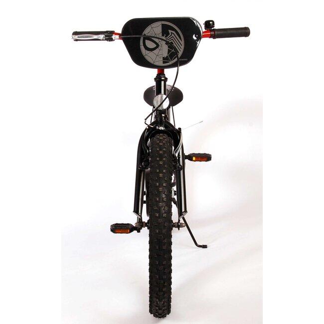 Volare fietsen Spiderman jongensfiets 20 inch mat zwart 2 Handremmen