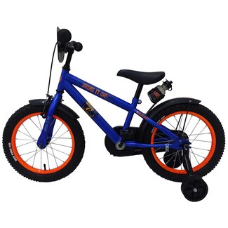 Volare fietsen NERF Jongensfiets 16 inch satijn blauw