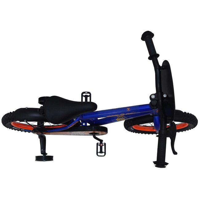 Volare fietsen NERF jongensfiets 16 inch satijn blauw