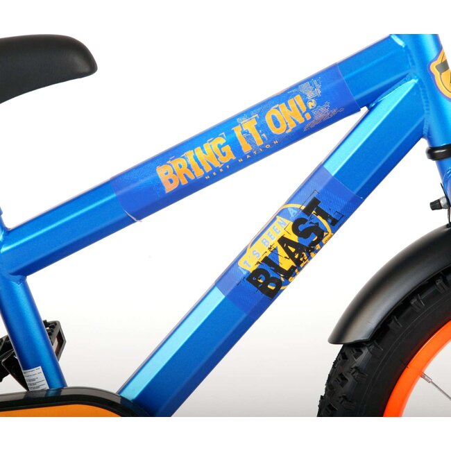 Volare fietsen NERF jongensfiets 16 inch satijn blauw