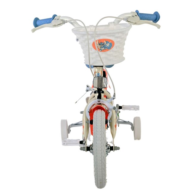 Volare fietsen Disney  meisjesfiets 12 inch Twee handremmen Crme Koraal Blauw