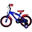 Volare jongensfiets 14 inch blauw rood