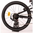 Volare fietsen Dynamic Meisjesfiets 20 inch mat zwart 7 versnellingen