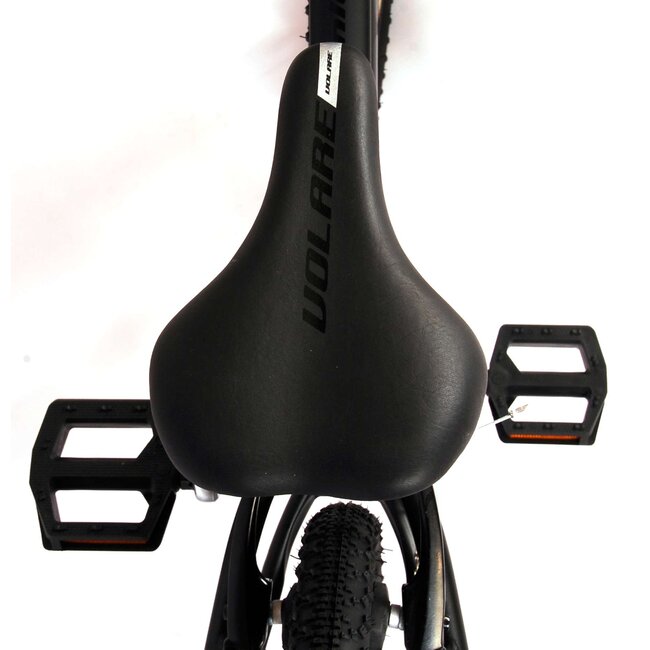 Volare fietsen Dynamic Meisjesfiets 20 inch mat zwart 7 versnellingen