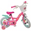 Volare fietsen Barbie Meisjesfiets 12 inch roze Twee Handremmen