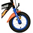 Volare fietsen Hot Wheels Jongensfiets 12 inch zwart oranje blauw