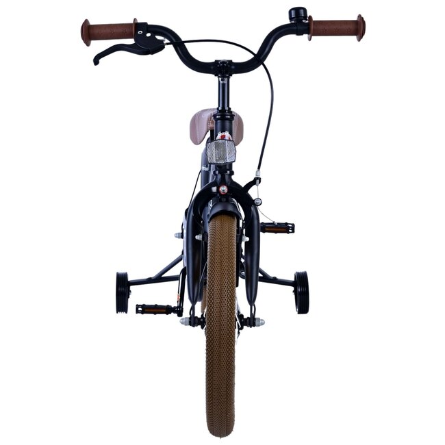 Volare fietsen Black Cruiser jongensfiets 16 inch zwart