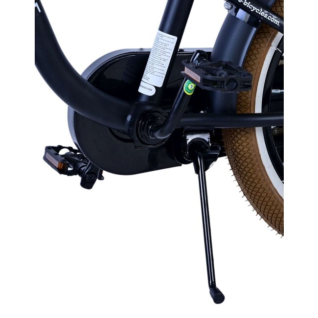 Volare fietsen Black Cruiser jongensfiets 16 inch zwart