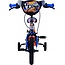 Volare fietsen Hot Wheels Jongensfiets 12 inch zwart oranje blauw Twee handremmen