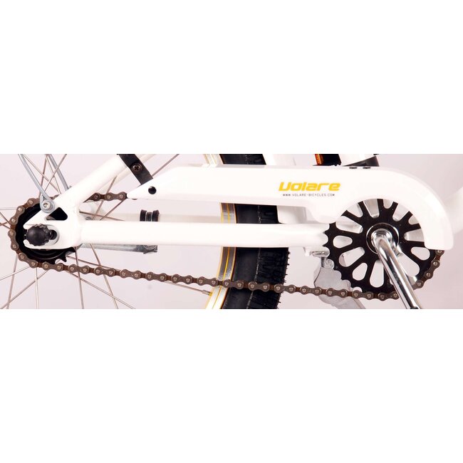 Volare fietsen Miracle Cruiser meisjesfiets 18 inch wit