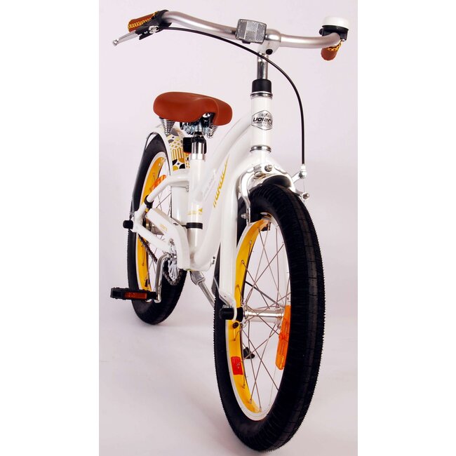 Volare fietsen Miracle Cruiser meisjesfiets 18 inch wit