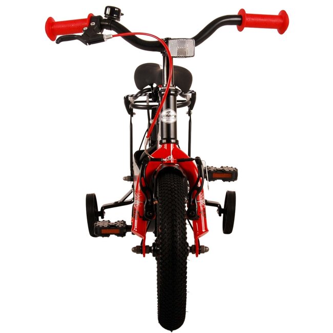 Volare fietsen Thombike jongensfiets 12 inch zwart rood
