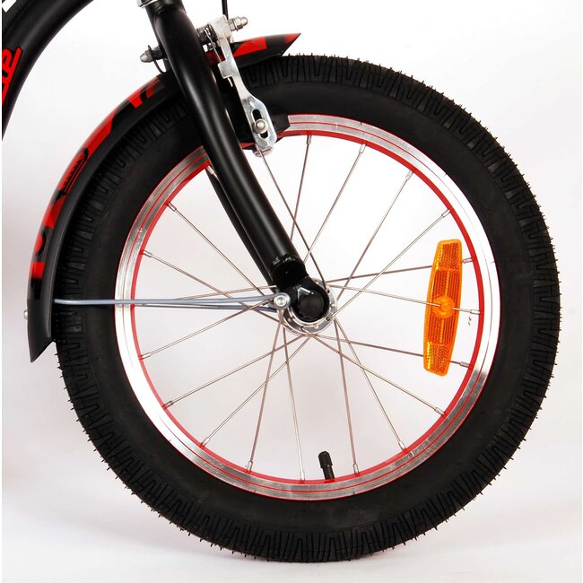 Volare fietsen Miracle Cruiser jongensfiets 16 inch mat zwart