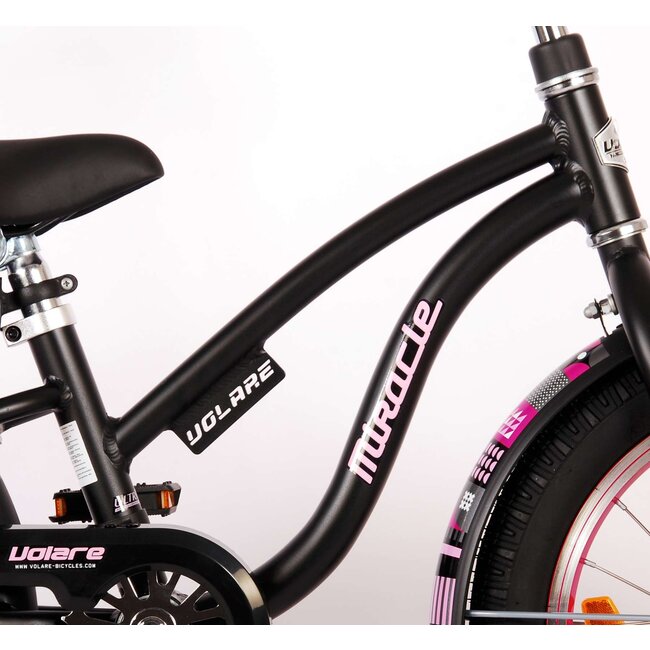 Volare fietsen Miracle Cruiser Meisjes 16 inch mat zwart