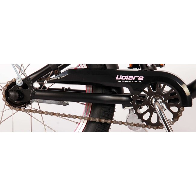 Volare fietsen Miracle Cruiser Meisjes 16 inch mat zwart