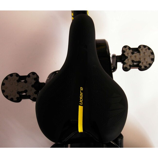Volare fietsen Thombike jongensfiets 12 inch zwart geel