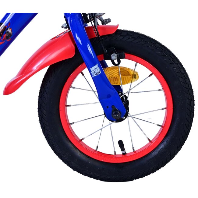 Volare fietsen Sonic Prime Jongensfiets 12 inch blauw rood