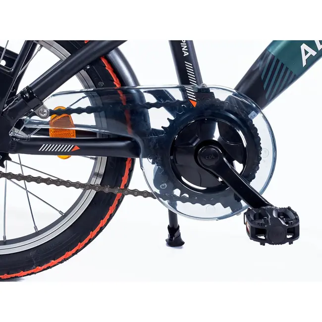 Alpina Kinderfietsen Yabber 18 inch Jongensfiets Pine Green Matt