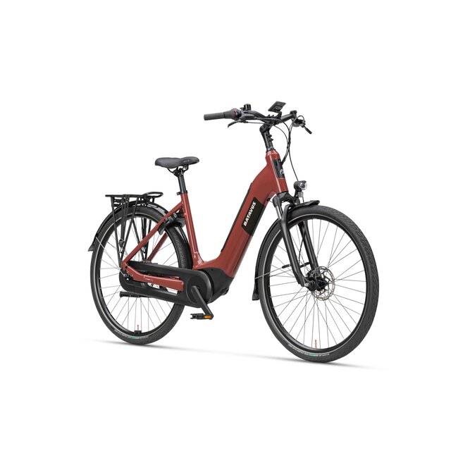 Batavus  Altura E-go Power Pro 5V BES3 Elektrische Fiets 500Wh Mahonierood