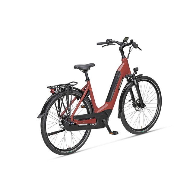 Batavus  Altura E-go Power Pro 5V BES3 Elektrische Fiets 500Wh Mahonierood