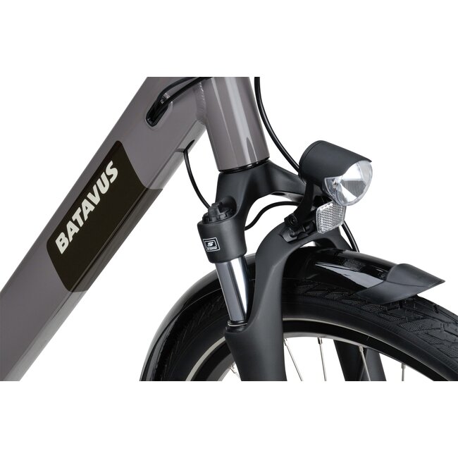 Batavus  Altura E-go BES3 Elektrische Herenfiets 7Versnellingen Grijs Glans