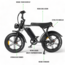 V8 Max Elektrische Fatbike Zwart 7V