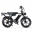 Ouxi V8 Max Elektrische Fatbike Zwart 7Versnellingen Dubbele Accu