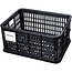 Basil fietskrat S black 17.5L recycled