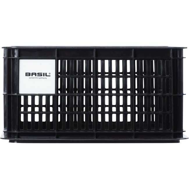 Basil fietskrat S black 17.5L recycled