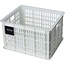Basil fietskrat M bright white 29.5L recycled