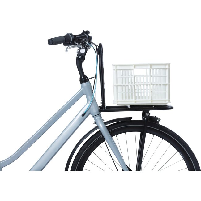 Basil fietskrat S bright white 17.5L recycled