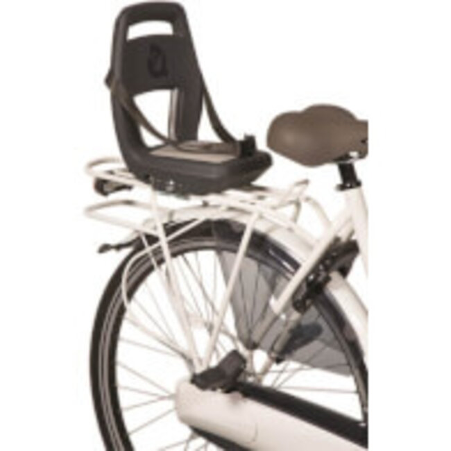 Qibbel kinderzitjes achterzitje Junior 6+ drager bev. antraciet/grijs