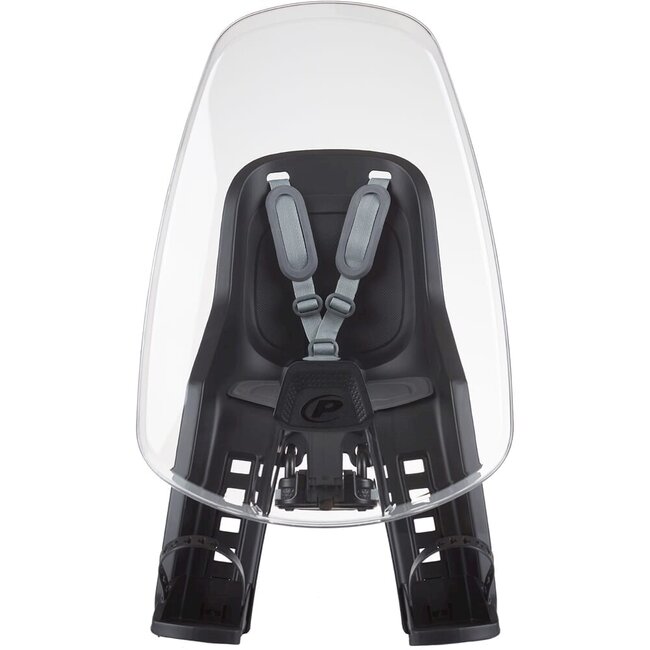 Polisport Bubbly Mini Evo voorzitje met windscherm zwart