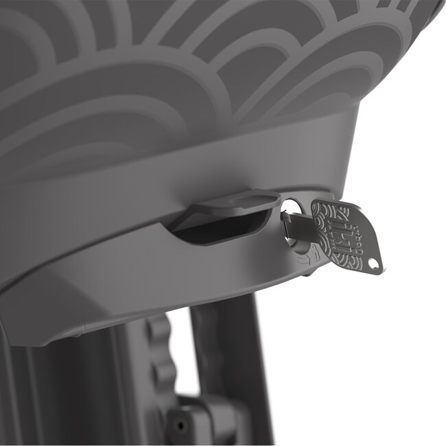 Achterzitje Ta-ke Framebevestiging Bincho Black/Kurumi Brown