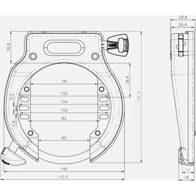 Abus sloten ringslot Amparo 4650SL ART 2