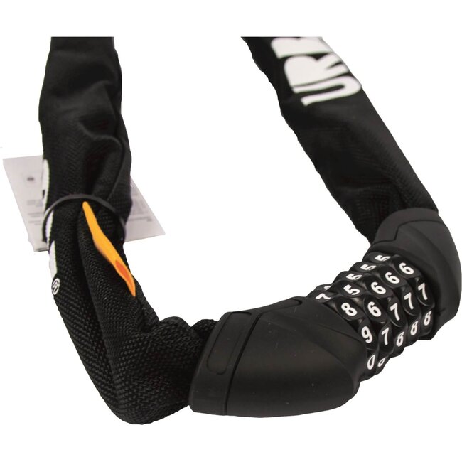 Urban Proof kettingslot 100/8 Recycled cijfer zwart